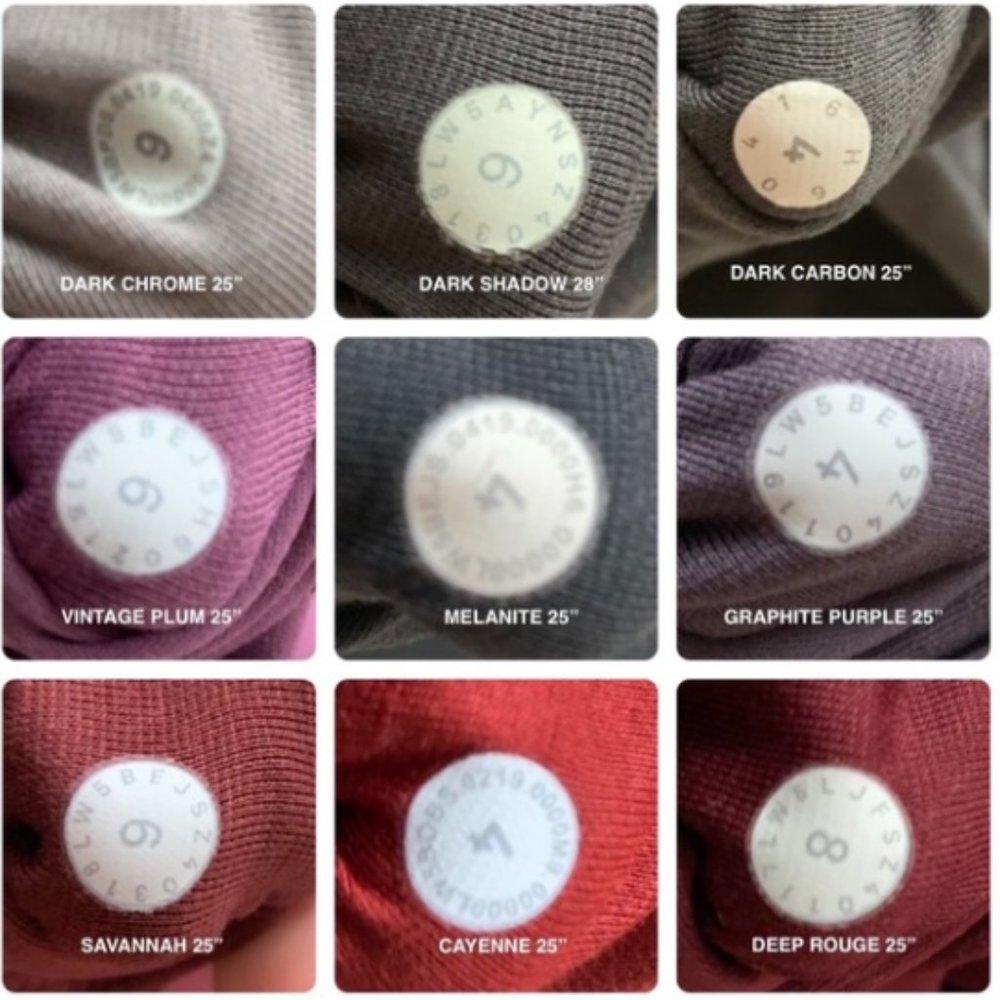 Lululemon size dot, what does it mean? Informative